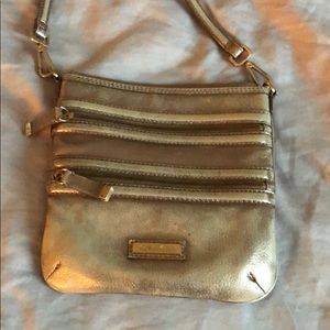 Calvin Klein cross body gold bag